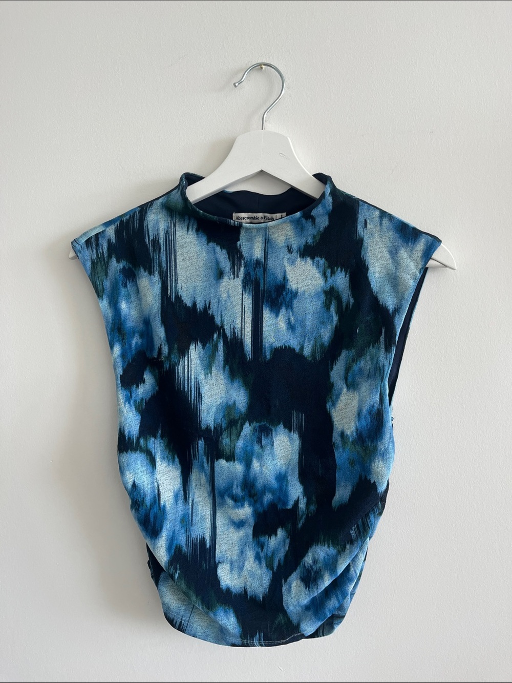 Abercrombie & Fitch Blue Abstract Print Tank Top